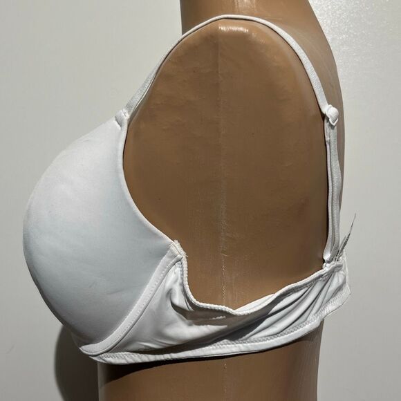 PINK Victoria's Secret White Wear Everywhere Push Up T-Shirt Bra Size 38C - Picture 4 of 7